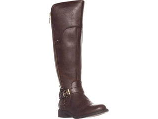 Guess Women's Closed Toe Knee High Fashion Boots Brown Size 7 MW