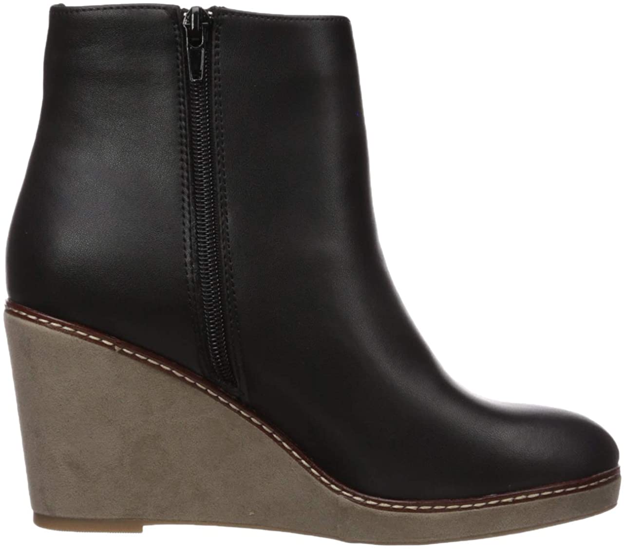 Kensie Women's Hatley Wedge Booties Black Size 7