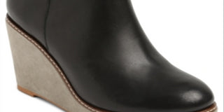 Kensie Women's Hatley Wedge Booties Black Size 7