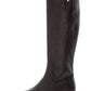 INC International Concepts Women's Fawne Leather Knee High Riding Boots Brown Size 7 M