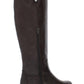 INC International Concepts Women's Fawne Leather Knee High Riding Boots Brown Size 7 M