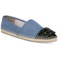 Circus by Sam Edelman Women's Metallic Loretta Espadrille Ballet Flats Blue Size 7 M