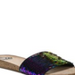 Fergalicious By Fergie Women's Holographic Sequin Miranda Slide Sandals Black Size 6 M
