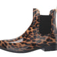 Lauren Ralph Lauren Tally Iii Rain Boots Ocelot Print -Black  Size 5 B