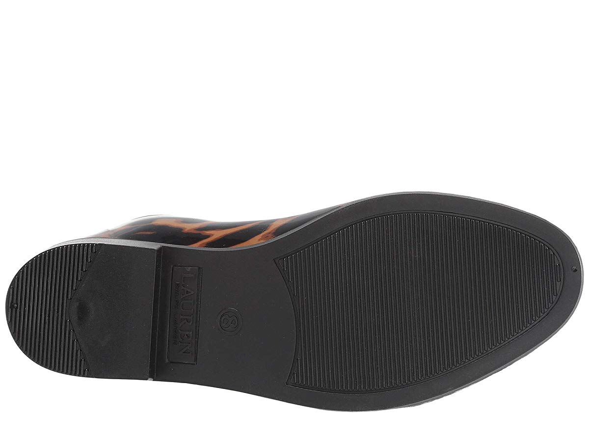 Lauren Ralph Lauren Tally Iii Rain Boots Ocelot Print -Black  Size 5 B