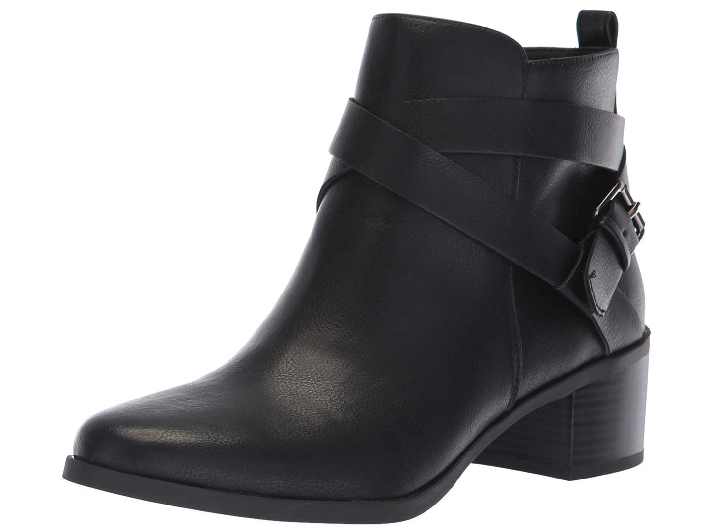 Anne Klein Women's Javen Fabric Closed Toe Casual Slide Sandals Black Size 10 M