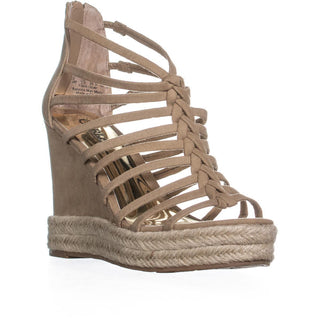 Carlos By Carlos Santana Women's Camilla Wedge Sandals Brown Size 10 M