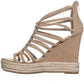 Carlos By Carlos Santana Women's Camilla Wedge Sandals Brown Size 10 M