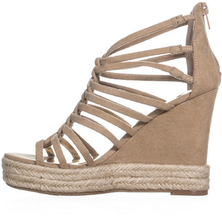 Carlos By Carlos Santana Women's Camilla Wedge Sandals Brown Size 10 M