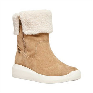 Anne Klein Women's Frizby Ankle Bootie Brown Size 7.5 M