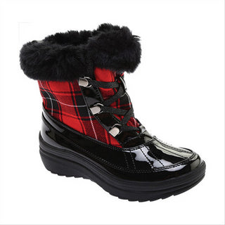 Anne Klein Women's Gayla Duck Boot Red Size -6.5 M