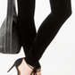 INC Women's Petite Velvet Skinny Pants  Black Size 0 P
