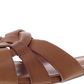 INC International Concepts Women's Gargi Knot Front Slide Sandals Brown Size 8 M