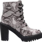 Madden Girl Women's Archiee Fashion Boot  Gray Snake Size 9 M