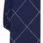 Original Penguin Men's Ferrell Grid Skinny Tie Navy Blue One Size