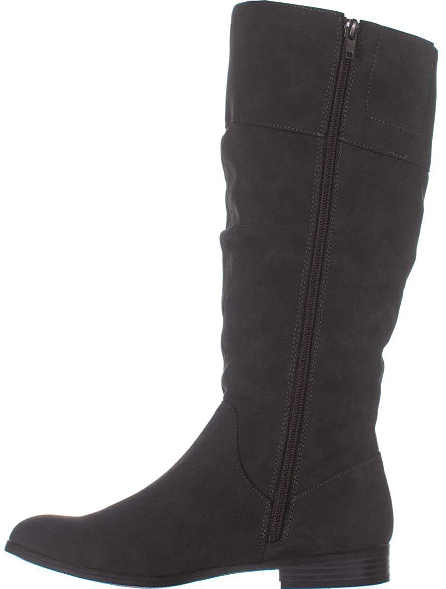 Style & Co Women's Kelimae Round Toe Knee High Fashion Boots Gray Size 5.5 M
