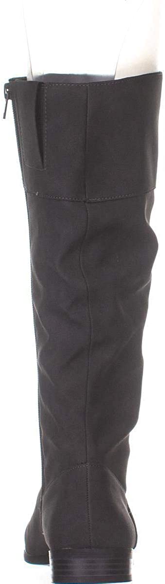 Style & Co Women's Kelimae Round Toe Knee High Fashion Boots Gray Size 5.5 M