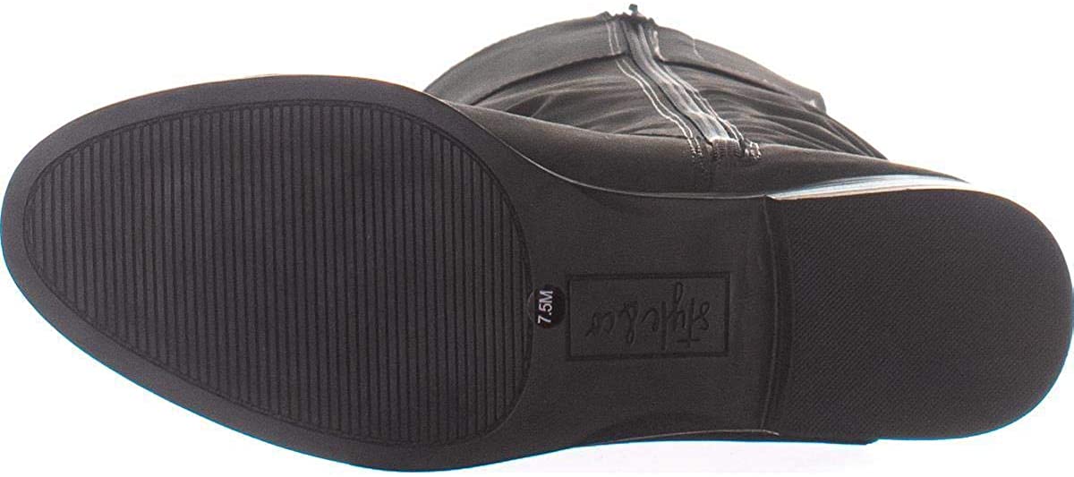 Style & Co Women's Kelimae Round Toe Knee High Fashion Boots Gray Size 5.5 M