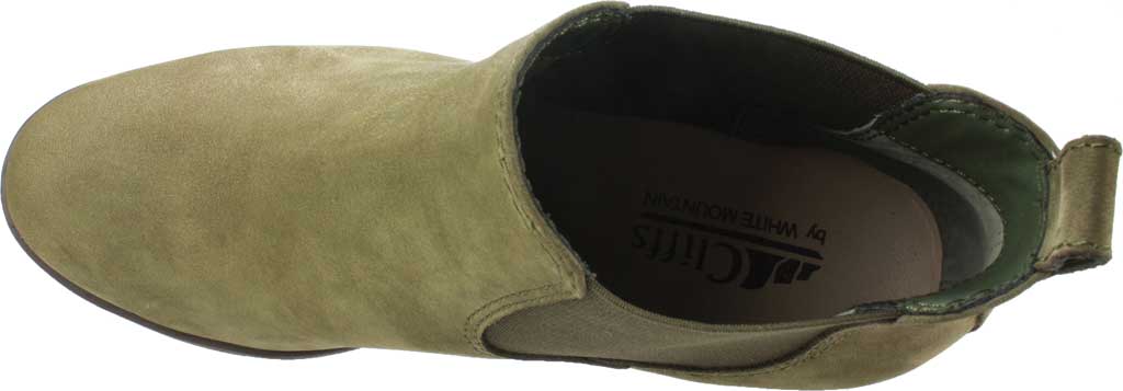 White Mountain Women's Percy Wedge Chelsea Boot Green Size 11 M