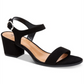 Style & Co Women's Mollee Open Toe Casual Ankle Strap Sandals Black Size 6 M