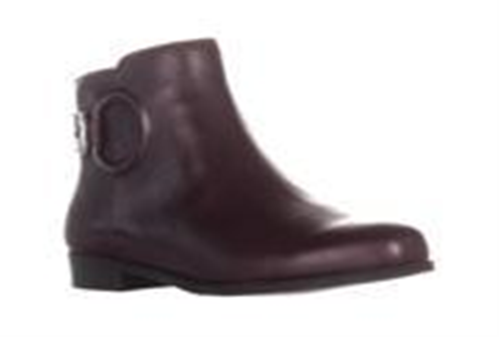 Alfani Women's Avvial Ankle Boot Zipper Booties Brown Size 5.5 M