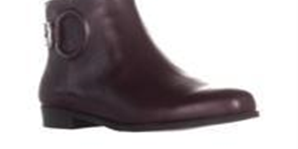 Alfani Women's Avvial Ankle Boot Zipper Booties Brown Size 5.5 M