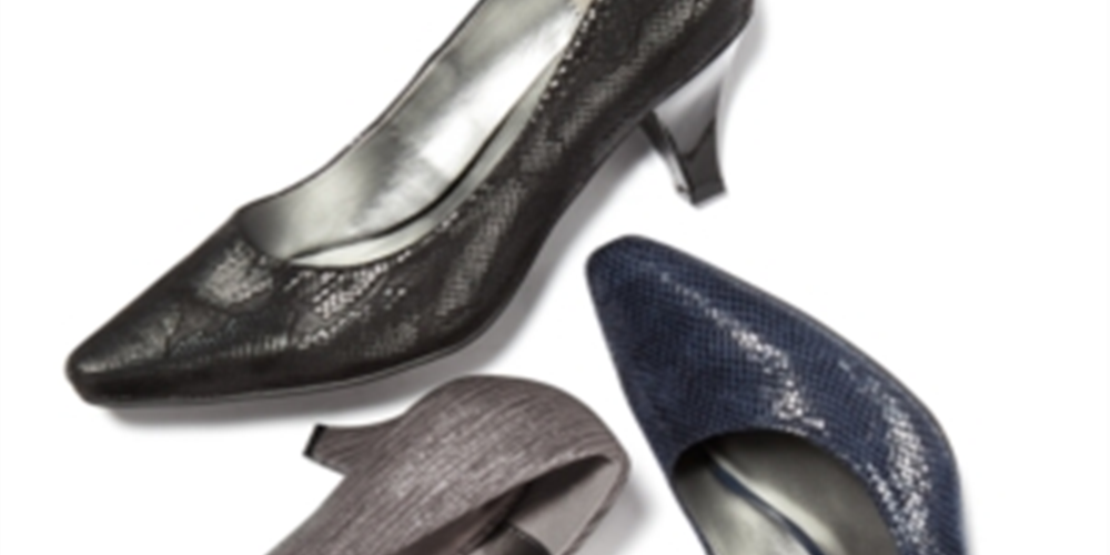 Karen Scott Women's Pointed Toe Dress Pumps Gray Size 5 M