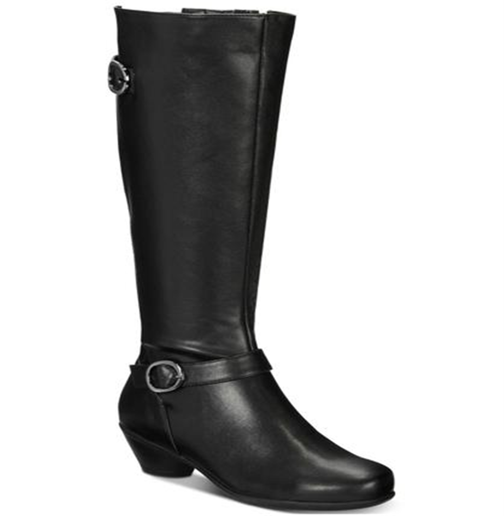 Karen Scott Women's Ulee Closed Toe Knee High Fashion Boots Black Size 5.5M