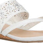 Kenneth Cole Reaction Women's Great Chime Thong Sandal White Size 9.5M