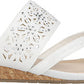 Kenneth Cole Reaction Women's Great Chime Thong Sandal White Size 9.5M