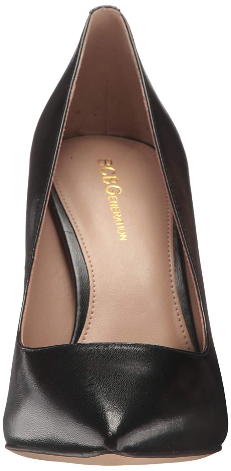 BCBGeneration Women's Pumps Kidskin Heidi Pointed Pump  Black Size 10 M