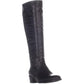 Bar III Women's Vayla Zip up Block Heel Knee High Boots Black Size 11 M