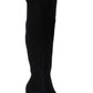 Zigi Soho Women's HEIDE Faux Suede Knee-High Boots Black Size 8.5 M