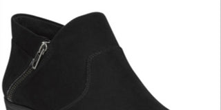 American Rag Women's Padded Abby Round Toe Block Heel Booties Black Size 7.5 M