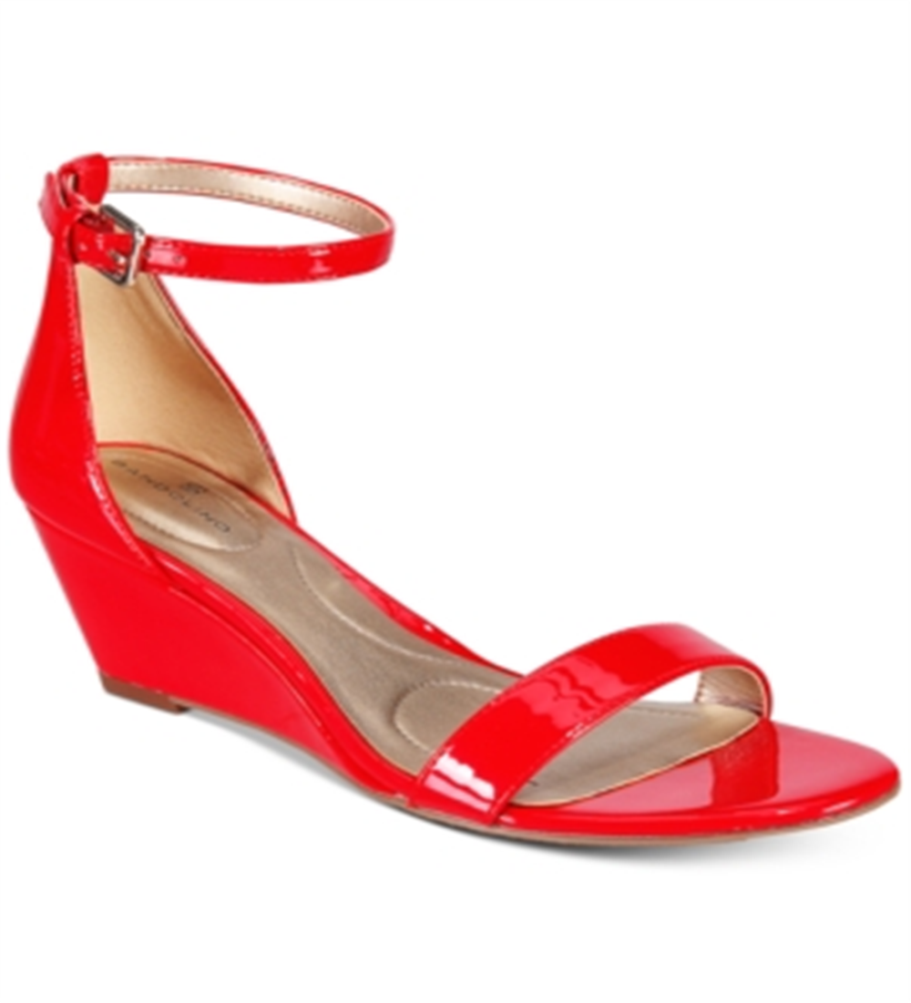 Bandolino Women's Wedge Shoes Red Size 6 M