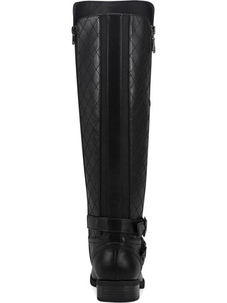 Guess Women's Haydin Faux Leather Riding Boots Black Size 8 MW
