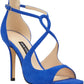 Nine West Women's Giaa Evening Sandals Blue Size 6 M