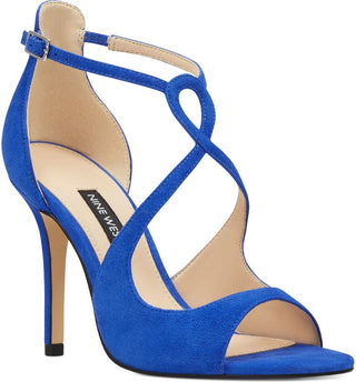 Nine West Women's Giaa Evening Sandals Blue Size 6 M