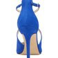 Nine West Women's Giaa Evening Sandals Blue Size 6 M