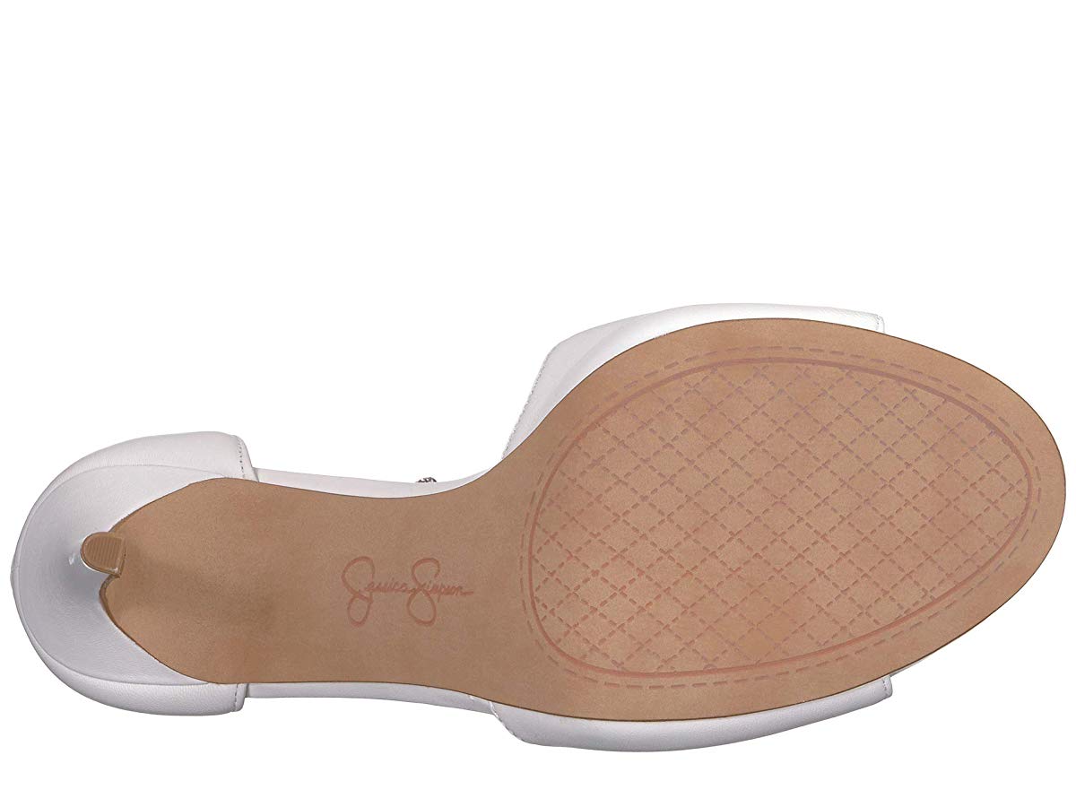 Jessica Simpson Collection Women's Sandals Bright Rexa Sandal White Size 10