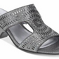 Karen Scott Women's Kendra Open Toe Casual Slide Sandals Silver Size -8.5 M