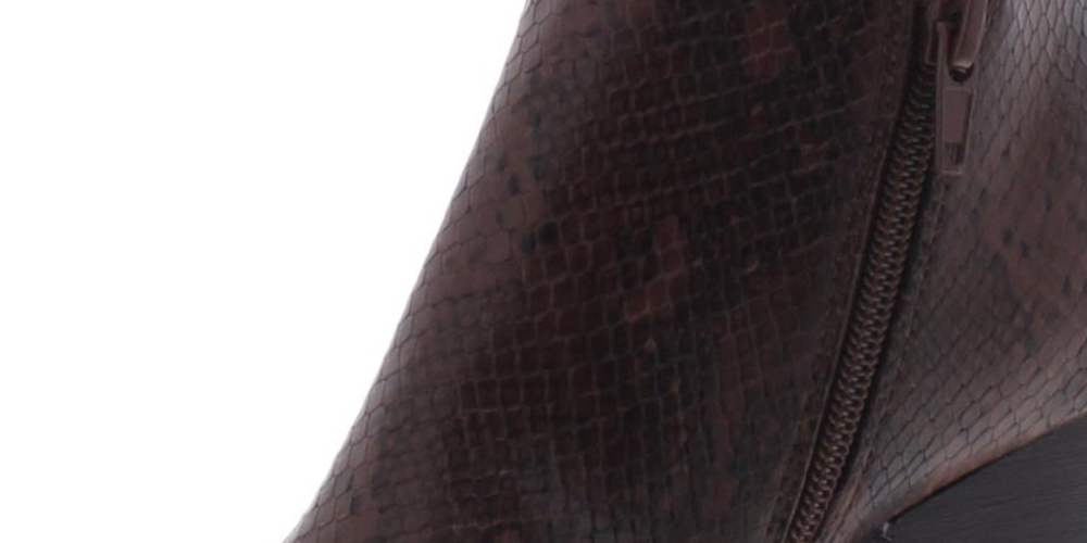 Style & Co Women's Masrinaa Booties Brown Snake Size 8.5 M
