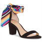 INC International Concepts Women's Open Toe Special Shoes Black Size 6.5 M