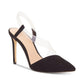 INC International Concepts Women's Keilani Pointed Toe Casual Slingback Sandals Black Size 6