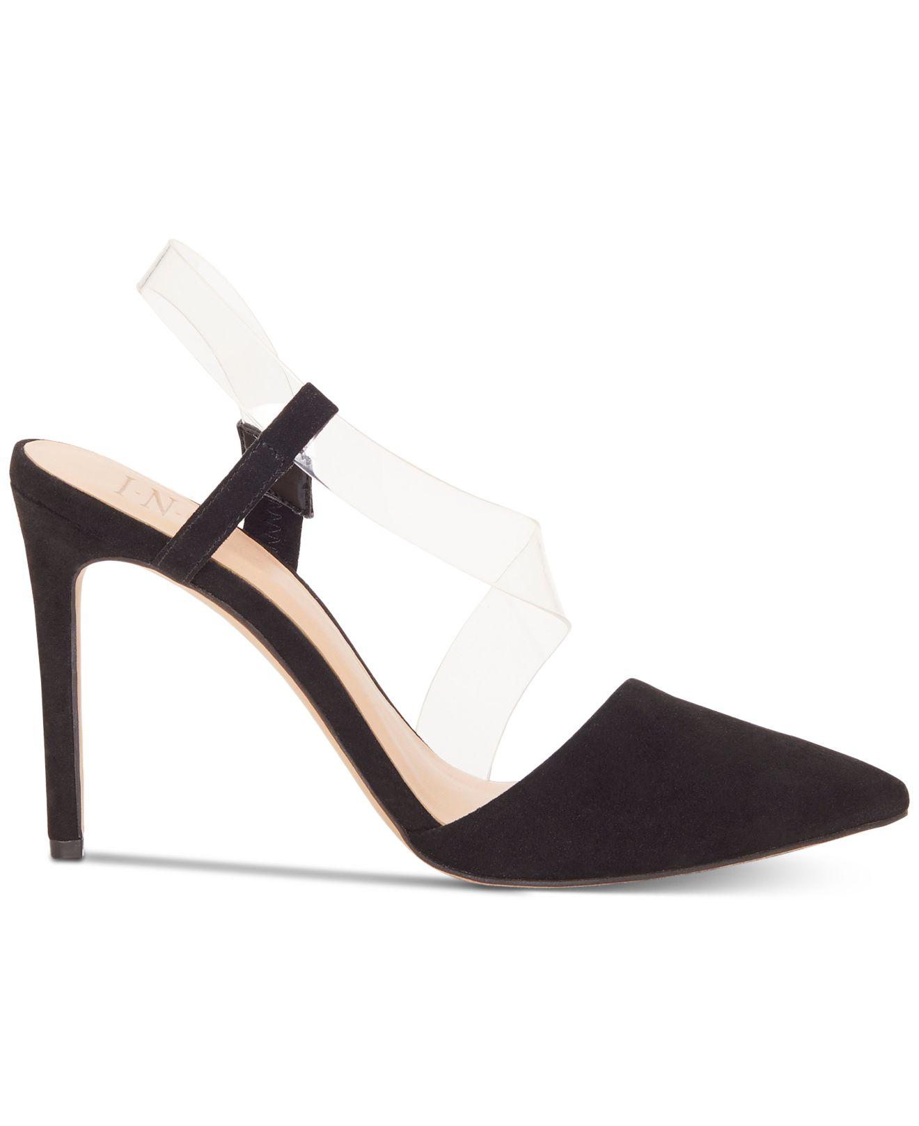 INC International Concepts Women's Keilani Pointed Toe Casual Slingback Sandals Black Size 6