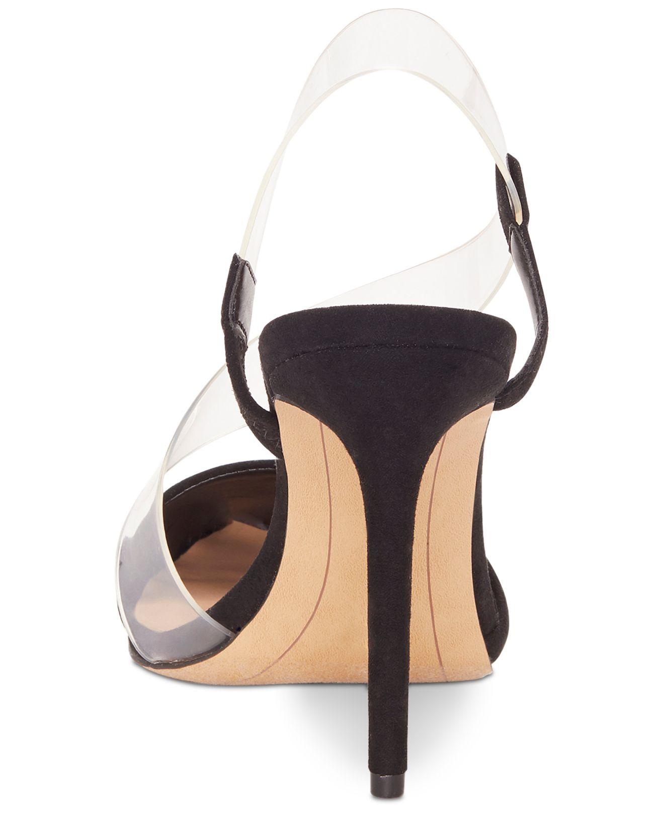 INC International Concepts Women's Keilani Pointed Toe Casual Slingback Sandals Black Size 6