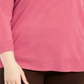 Karen Scott Women's Boatneck Pullover Sweater Pink Size 2X