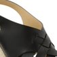XOXO Women's Lazaro Wedge Sandal, Black, 8 M