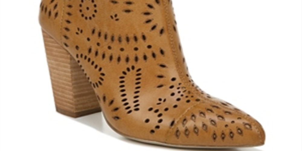 Carlos By Carlo Santana Women's Taryn Pointed Toe Ankle Fashion Boots Brown Size 7.5 M