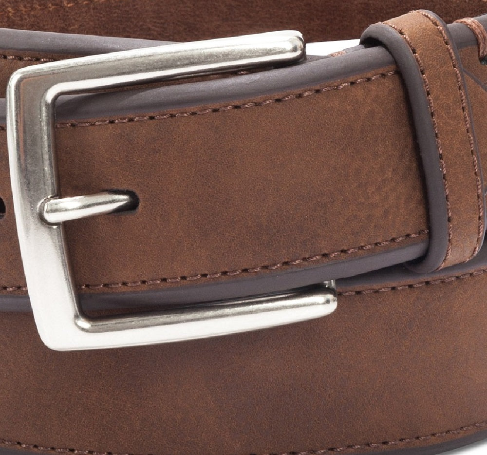 Club Rom Men's Dress  Bevel Edge Casual Accessory Brown Size 32 R